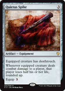 Quietus Spike (Commander 2017) Medium Play