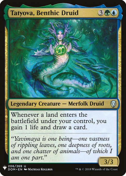 Tatyova, Benthic Druid (Mystery Booster) Near Mint