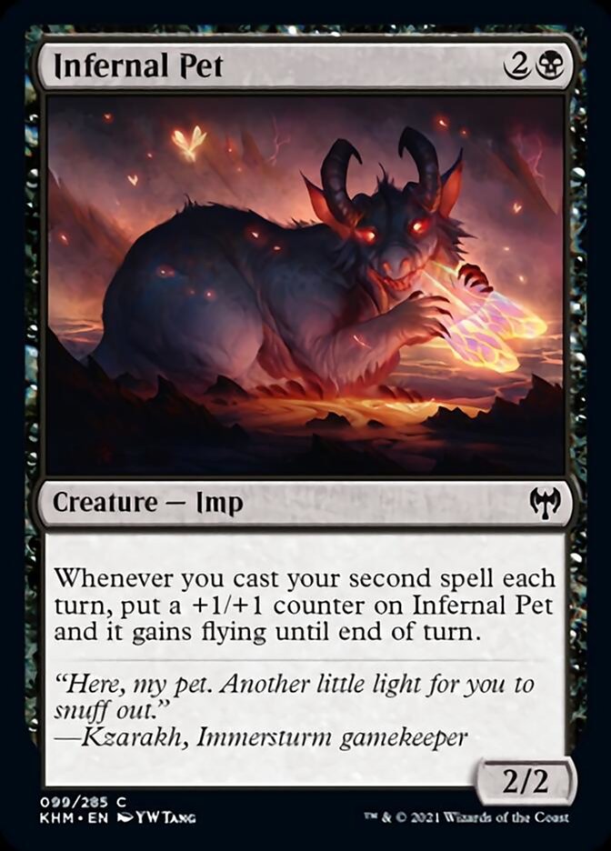 Infernal Pet (Kaldheim) Medium Play