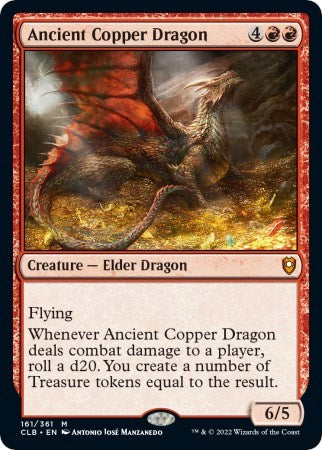 Ancient Copper Dragon (Commander Legends: Battle for Baldur's Gate) Near Mint Foil