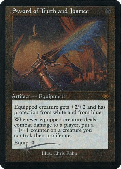 Sword of Truth and Justice (Retro Frame) (Foil Etched) (Modern Horizons 1 Retro Frames) Near Mint Foil