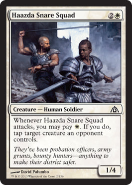 Haazda Snare Squad (Dragon's Maze) Near Mint Foil