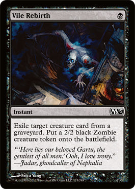 Vile Rebirth (Magic 2013 Core Set) Heavy Play
