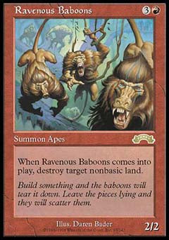 Ravenous Baboons (Exodus) Near Mint