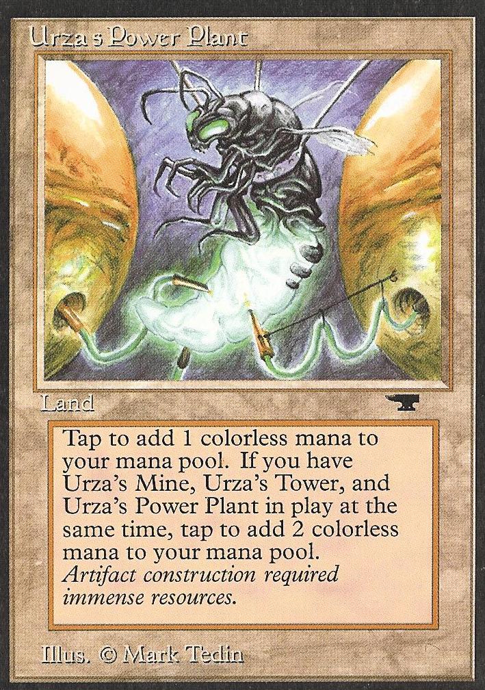 Urza's Power Plant (Bug) (Antiquities) Medium Play