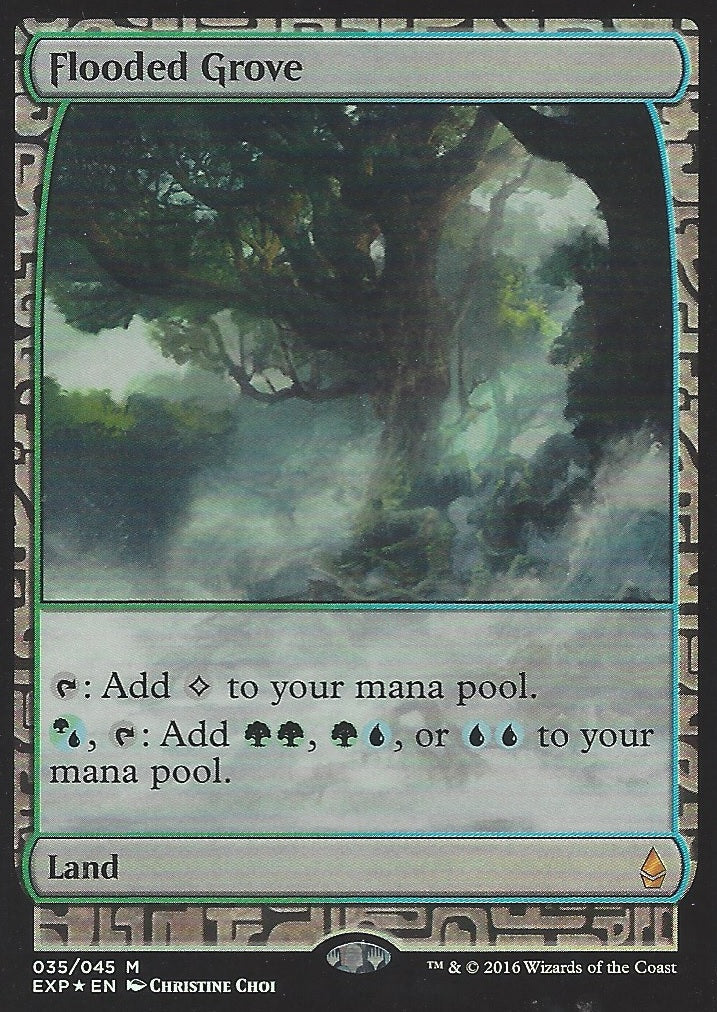 Flooded Grove (Zendikar Expeditions) Near Mint Foil