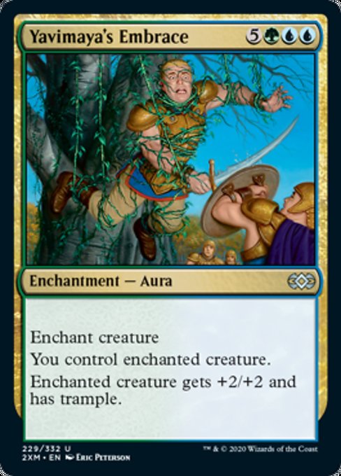Yavimaya's Embrace (Double Masters) Medium Play Foil