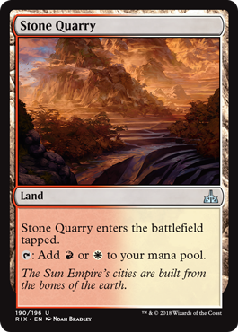 Stone Quarry (Rivals of Ixalan) Medium Play