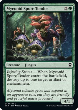 Myconid Spore Tender (Commander Legends: Battle for Baldur's Gate) Light Play Foil