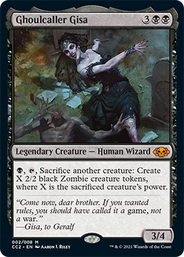 Ghoulcaller Gisa (Commander Collection: Black) Near Mint Foil