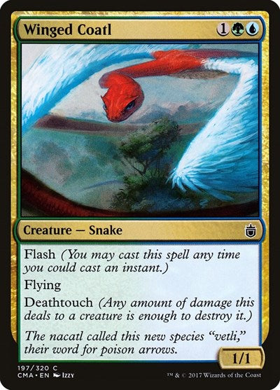 Winged Coatl (Commander Anthology) Near Mint