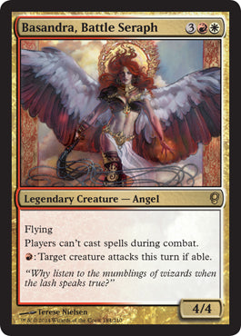 Basandra, Battle Seraph (Conspiracy) Medium Play Foil