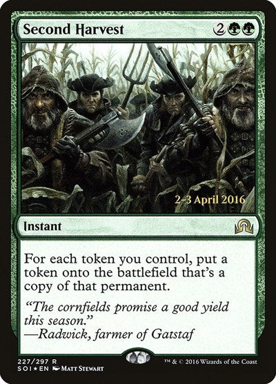 Second Harvest (Promos: Prerelease Cards) Near Mint Foil