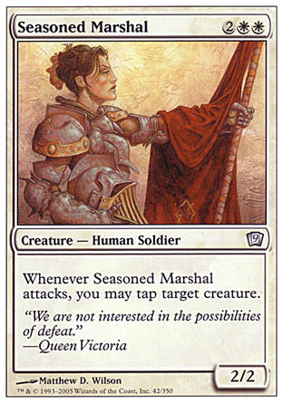 Seasoned Marshal (9th Edition) Medium Play