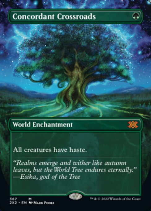 Concordant Crossroads (Borderless) (Double Masters 2022) Near Mint Foil