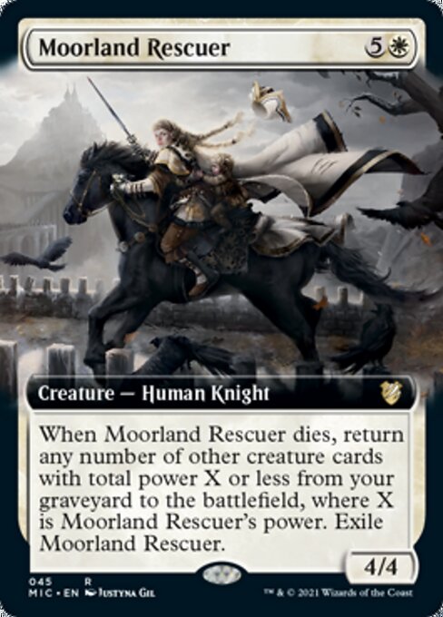 Moorland Rescuer (Extended Art) (Commander 2021 Midnight Hunt) Near Mint