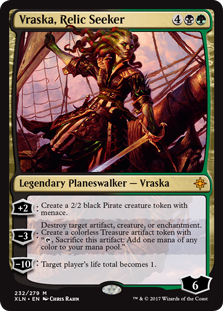 Vraska, Relic Seeker (Ixalan) Near Mint Foil