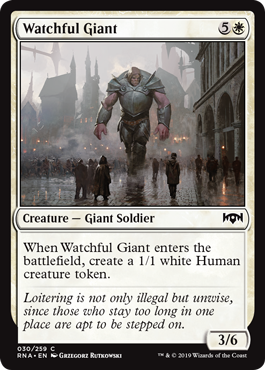 Watchful Giant (Ravnica Allegiance) Near Mint
