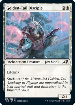 Golden-Tail Disciple (Kamigawa: Neon Dynasty) Medium Play