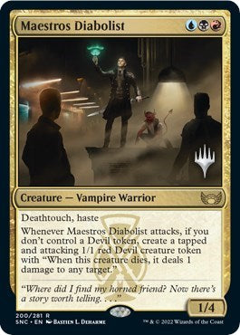 Maestros Diabolist (Promo Pack: Streets of New Capenna) Light Play