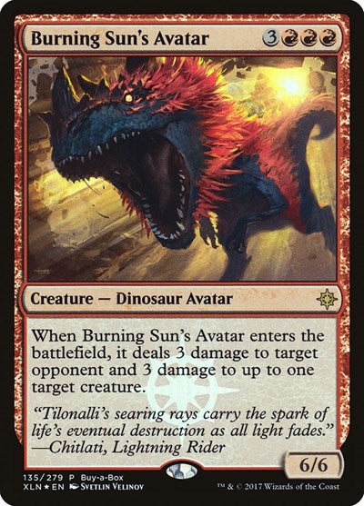Burning Sun's Avatar (Promos: Buy-A-Box) Near Mint Foil