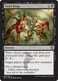 Dead Drop (Khans of Tarkir) Medium Play