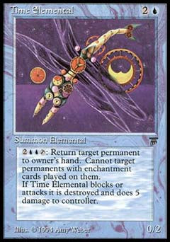 Time Elemental (Legends) Heavy Play