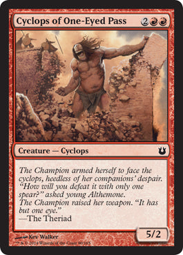 Cyclops of One-Eyed Pass (Born of the Gods) Near Mint