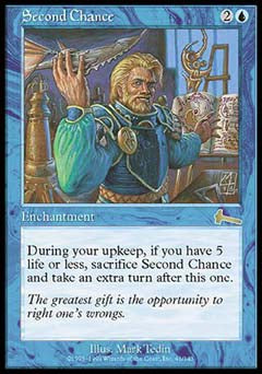 Second Chance (Urza's Legacy) Light Play Foil