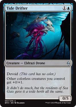Tide Drifter (Battle for Zendikar) Near Mint