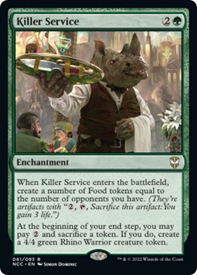 Killer Service (Commander: Streets of New Capenna) Near Mint