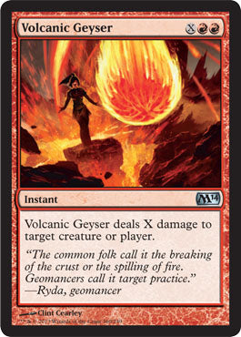 Volcanic Geyser (Magic 2014 Core Set) Medium Play