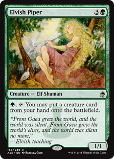 Elvish Piper (Masters 25) Medium Play