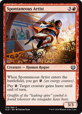 Spontaneous Artist (Kaladesh) Medium Play