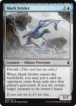 Murk Strider (Battle for Zendikar) Medium Play