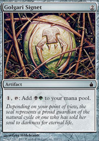 Golgari Signet (Ravnica) Medium Play