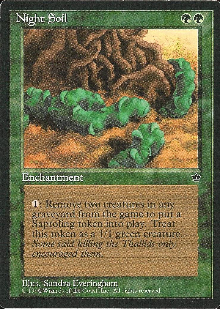 Night Soil (1) (Fallen Empires) Medium Play