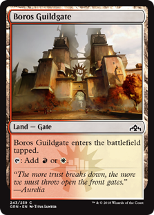 Boros Guildgate (243) (Guilds of Ravnica) Light Play