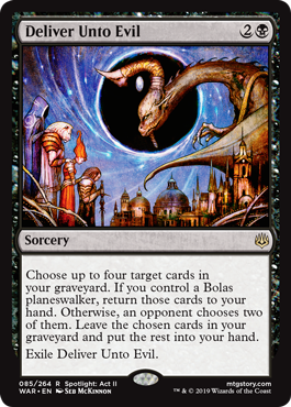 Deliver Unto Evil (War of the Spark) Medium Play