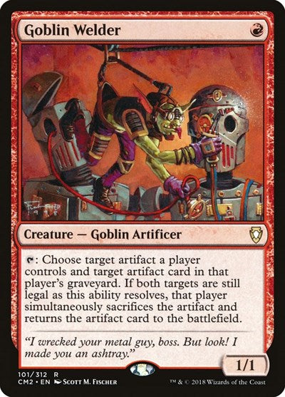Goblin Welder (Commander Anthology Volume II) Light Play