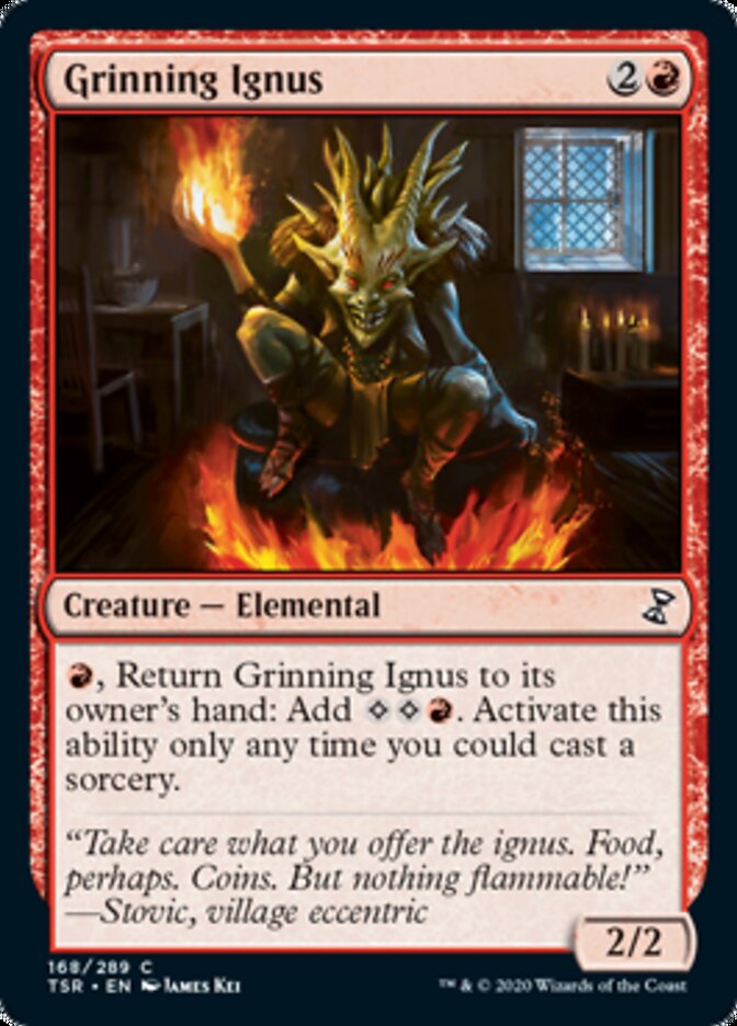 Grinning Ignus (Time Spiral Remastered) Medium Play Foil