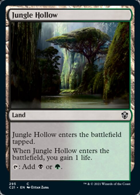 Jungle Hollow (Commander 2021 Strixhaven) Near Mint