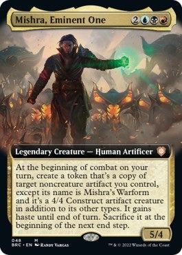 Mishra, Eminent One (Extended Art) (Commander: The Brothers' War) Near Mint