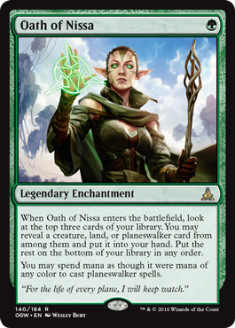 Oath of Nissa (Oath of the Gatewatch) Near Mint Foil
