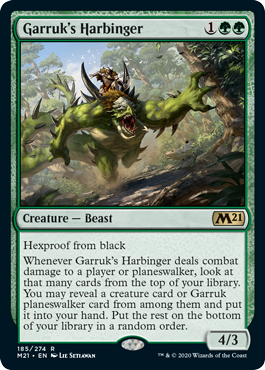 Garruk's Harbinger (Magic 2021 Core Set) Near Mint