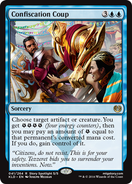 Confiscation Coup (Kaladesh) Medium Play