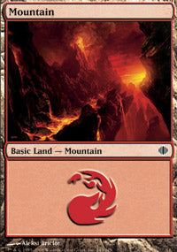 Mountain (243) (Shards of Alara) Medium Play Foil