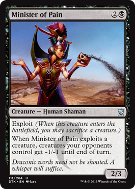 Minister of Pain (Dragons of Tarkir) Heavy Play
