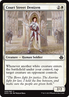 Court Street Denizen (Duel Decks: Kiora vs Elspeth) Near Mint