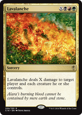 Lavalanche (Commander 2016 Edition) Near Mint